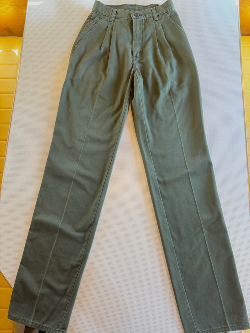 Vintage Wrangler Green Casual Trousers